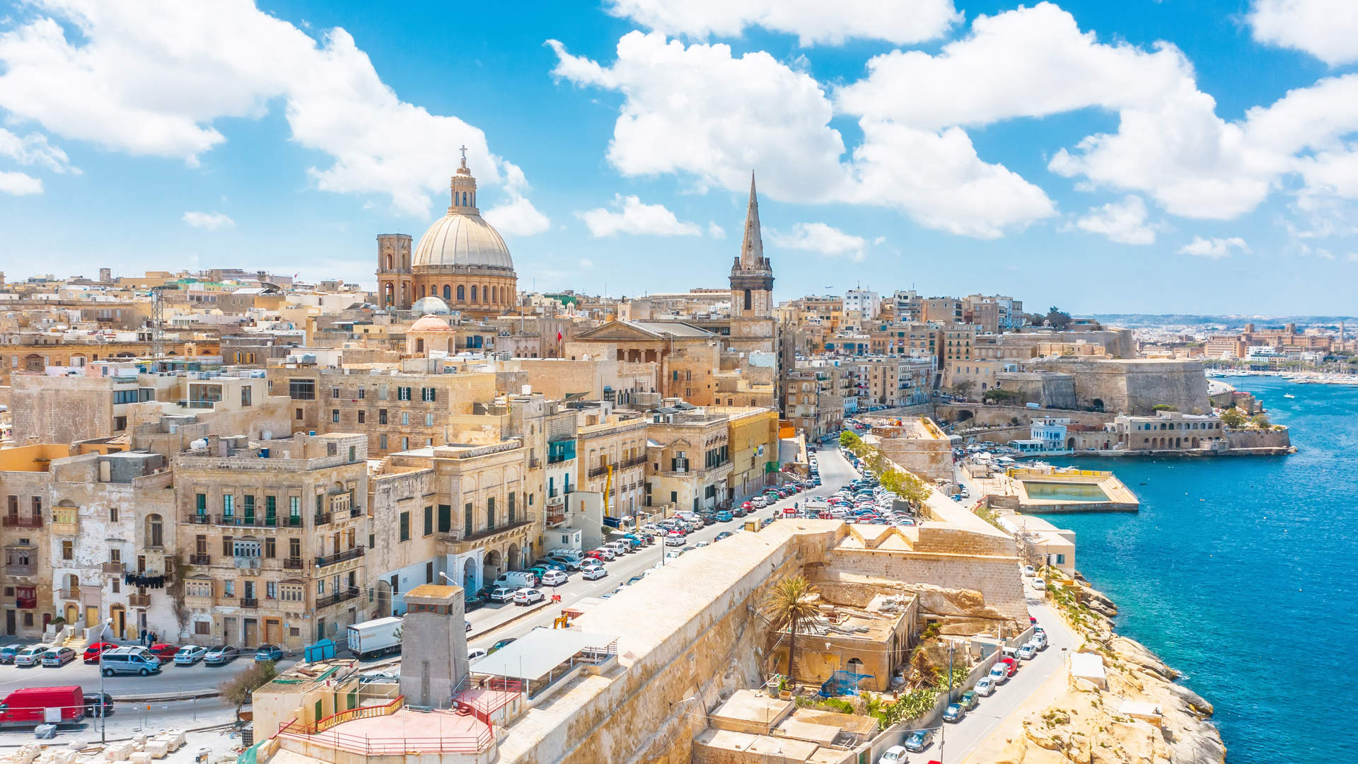 Cityscape Of Valetta Malta
