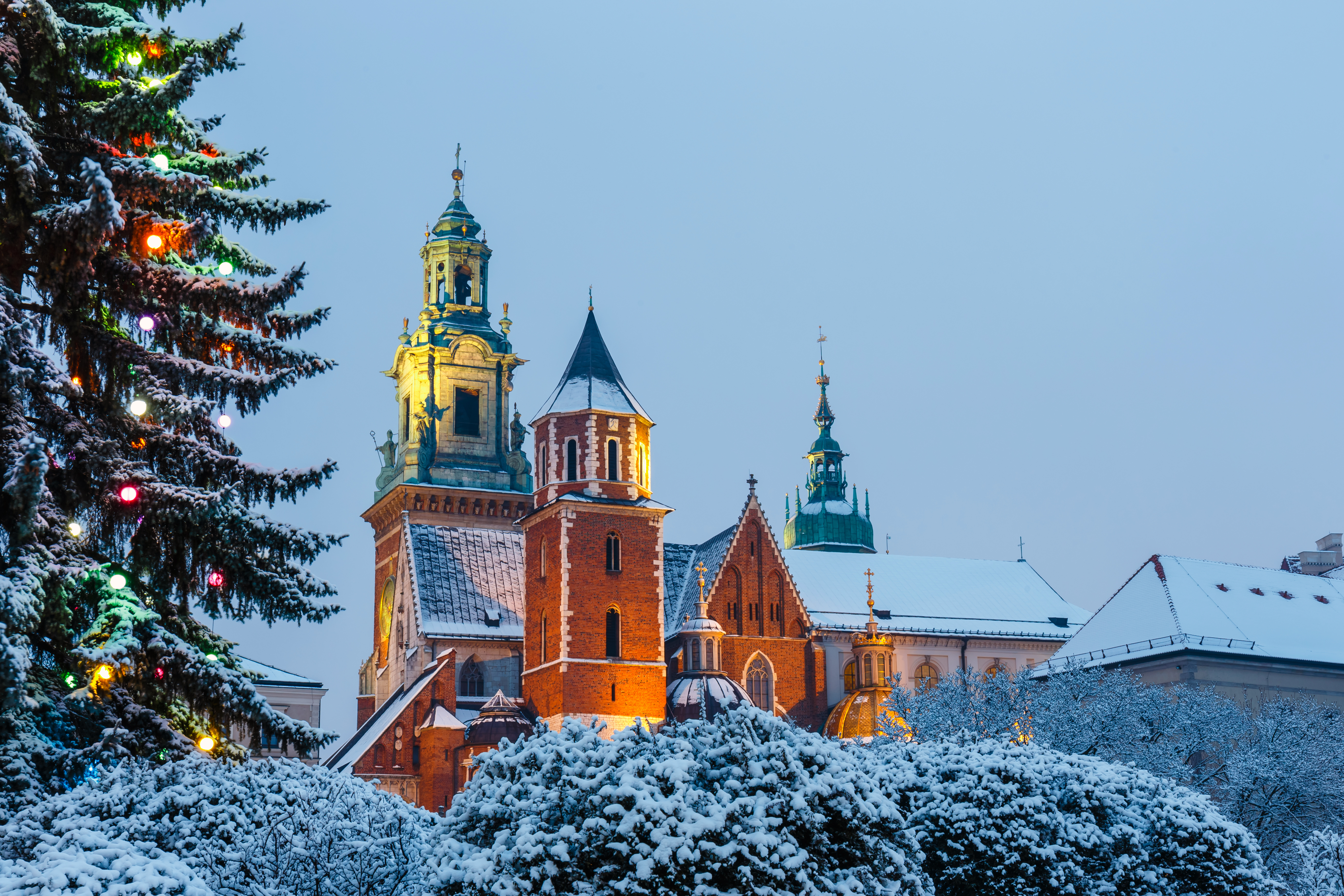 Wawel Castle In Krakow At Twilight