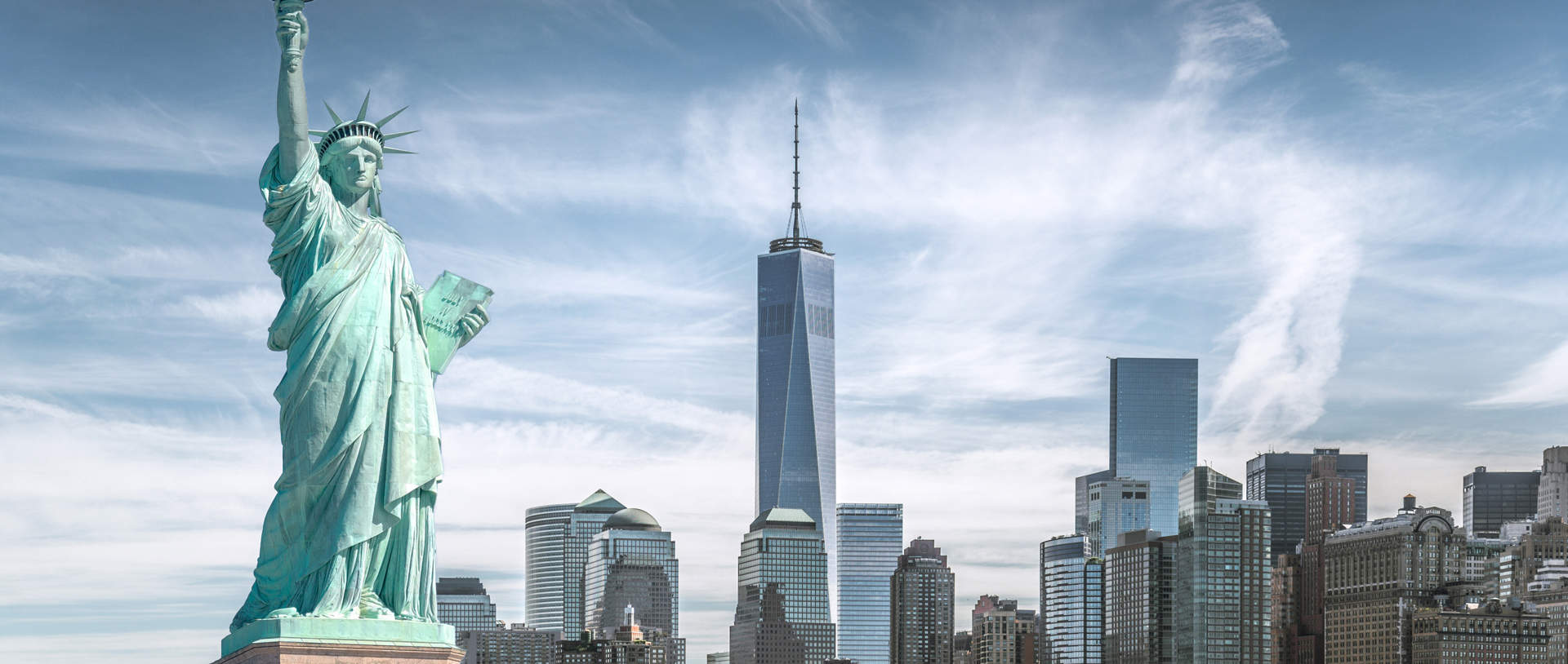 Statue Of Liberty New York Skyline