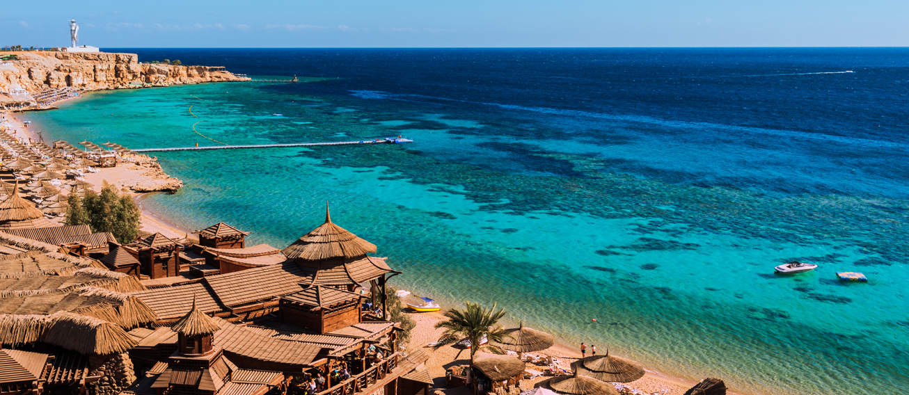 Red Sea Coastline In Sharm El Sheikh Egypt