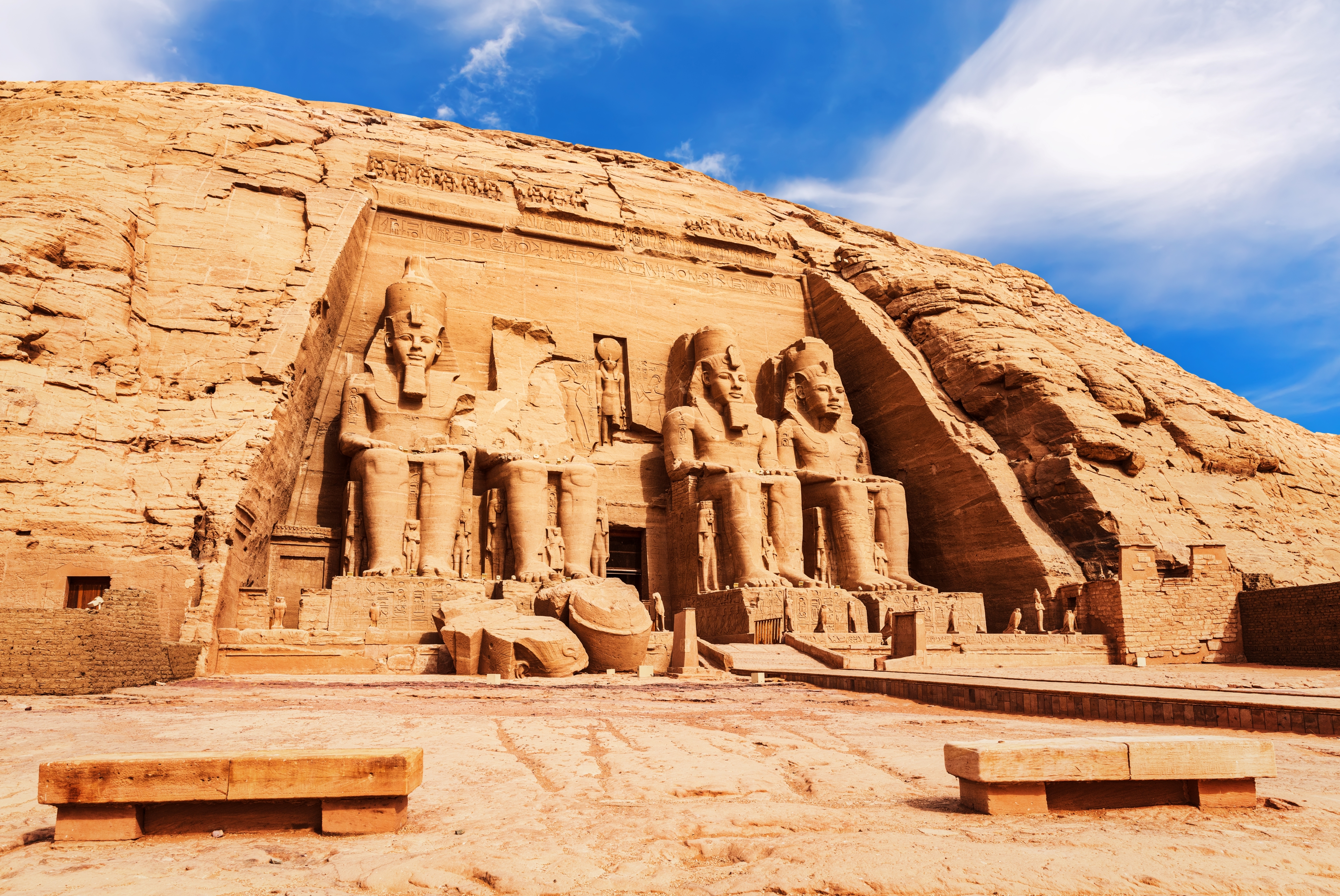 Temple At Abu Simbel, Egypt