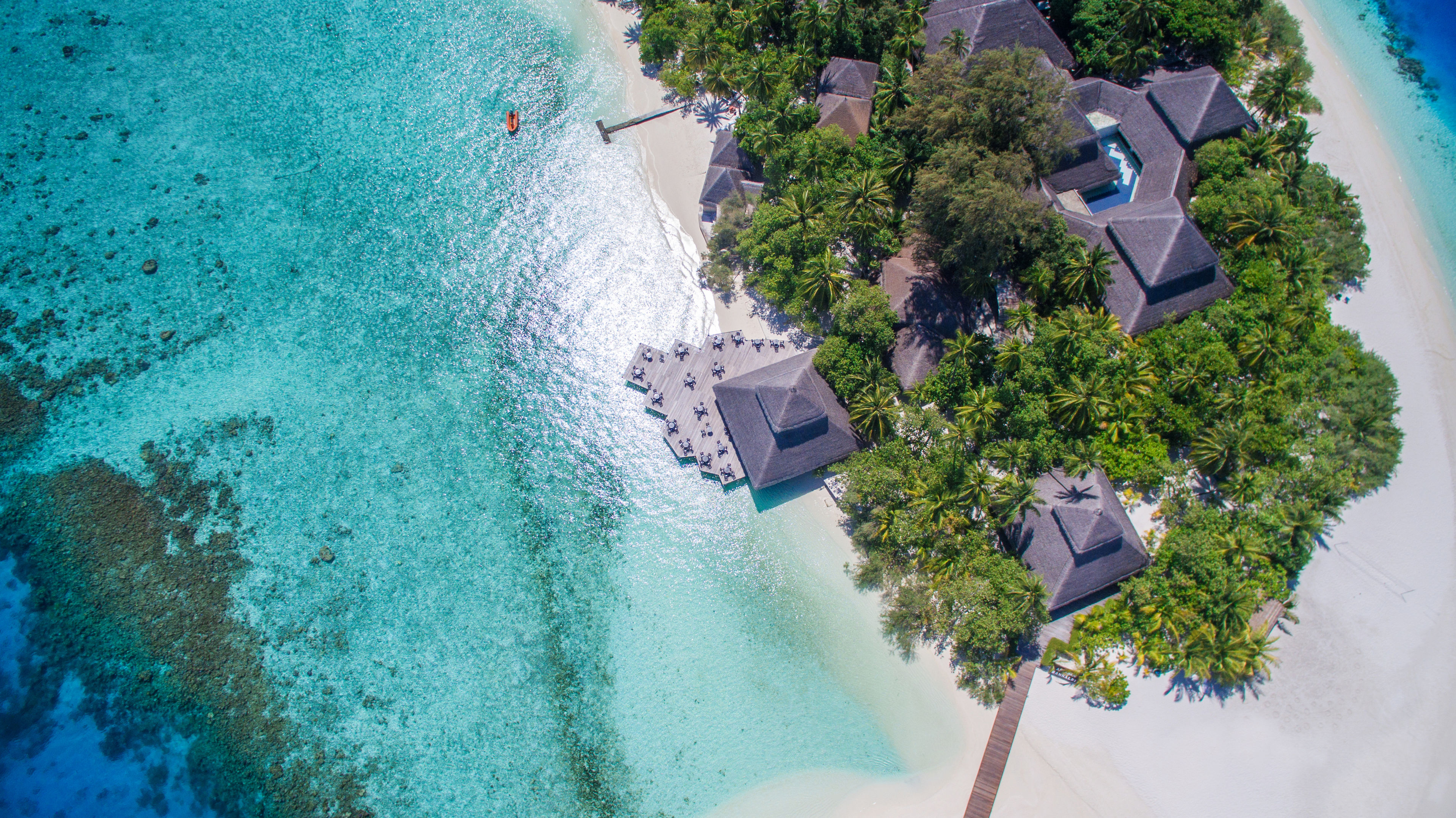 Adaaran Club Rannalhi Maldives Aerial View 2