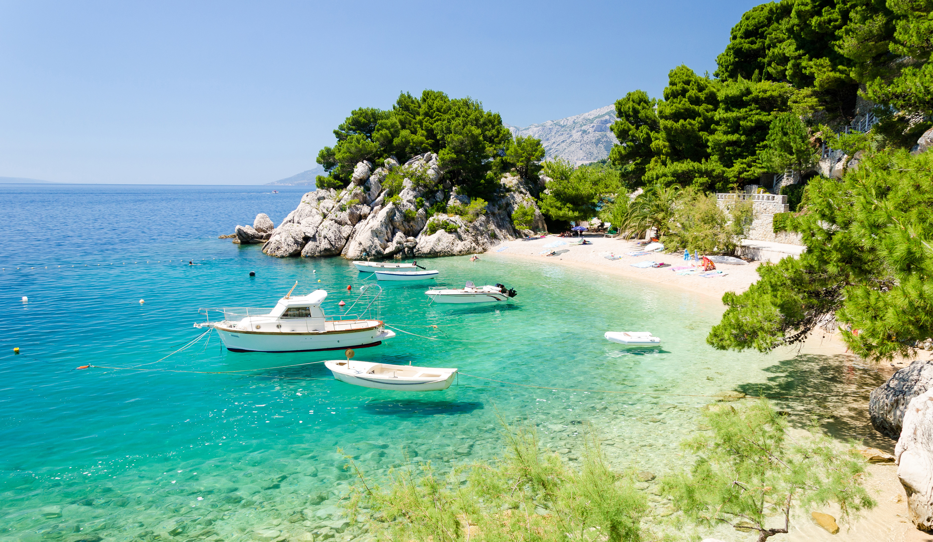 A Beach On Makarska Riviera Croatia