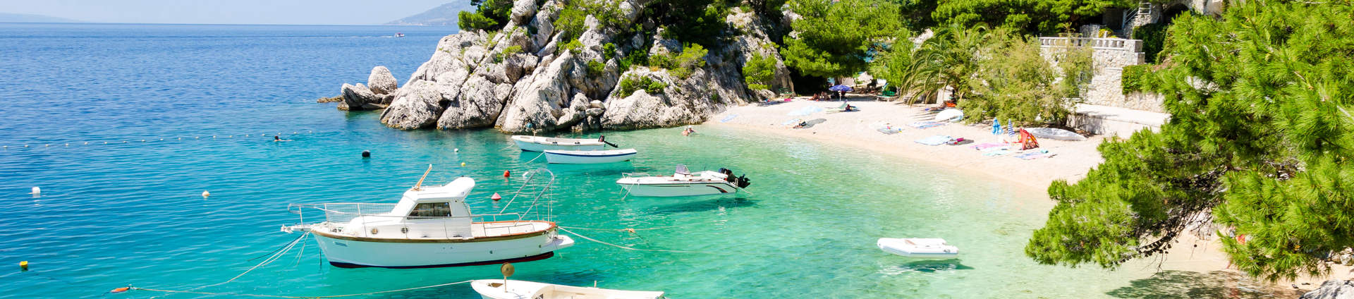 A Beach On Makarska Riviera Croatia