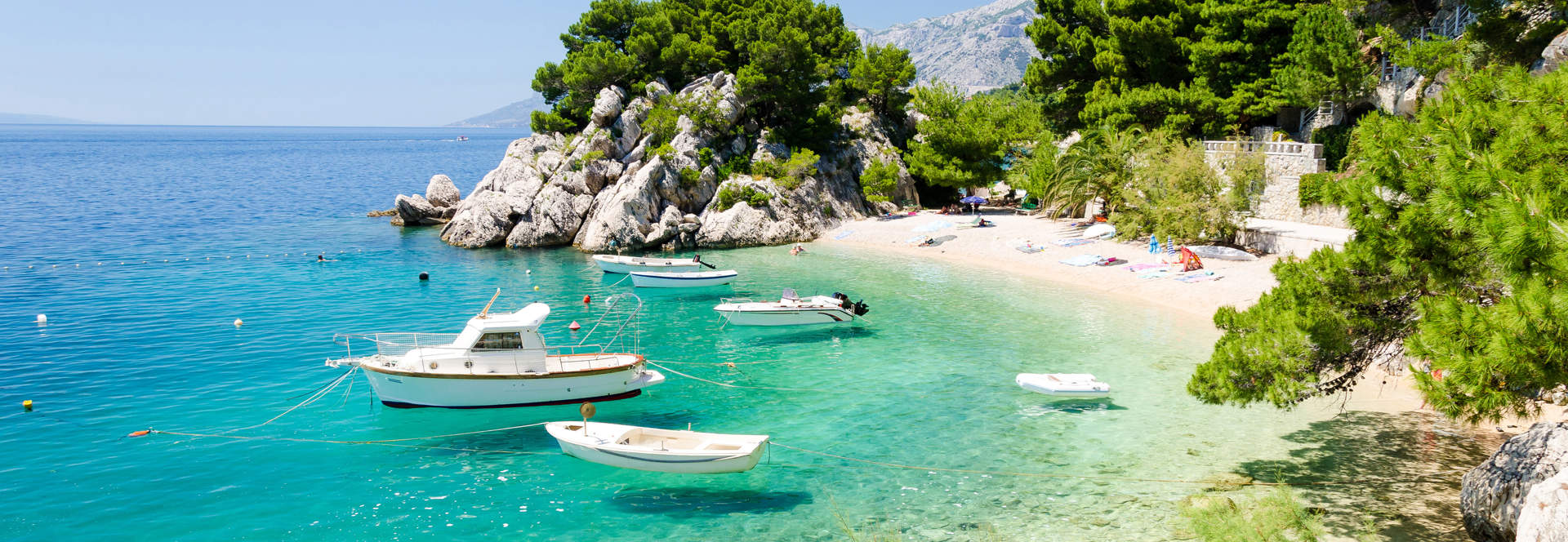 A Beach On Makarska Riviera Croatia