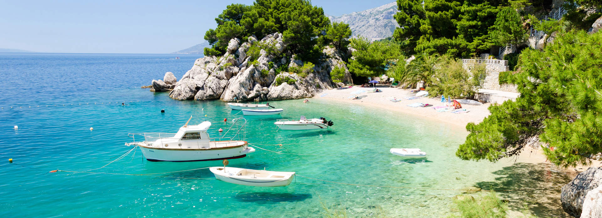 A Beach On Makarska Riviera Croatia