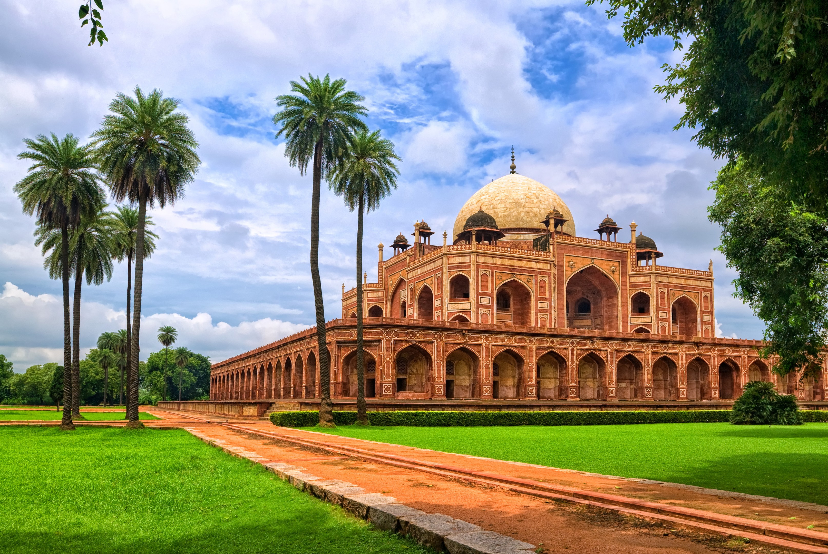 Humayuns Tomb New Delhi India Flipped