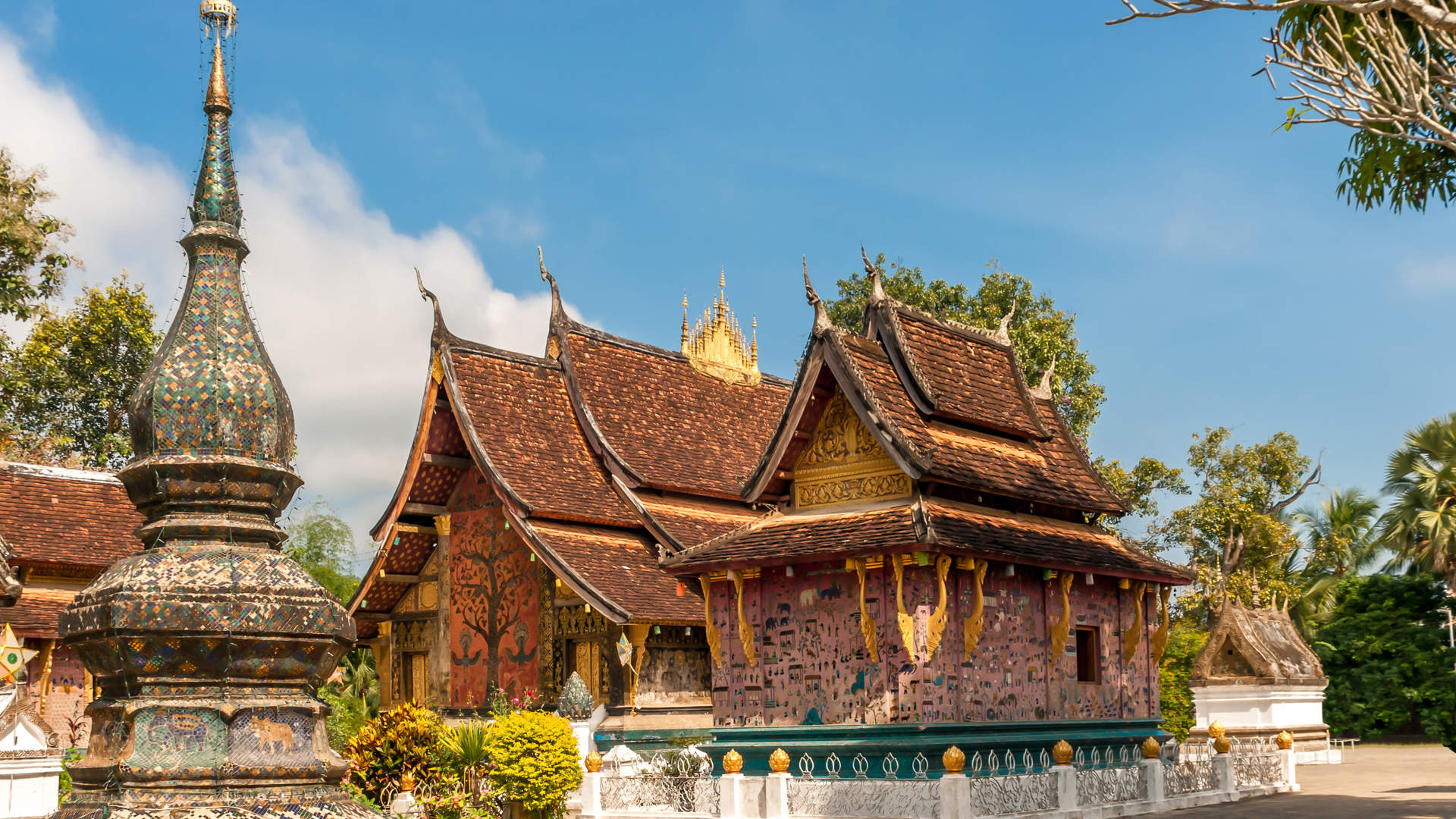 Wat Xieng Thong In Luang Prabang Laos