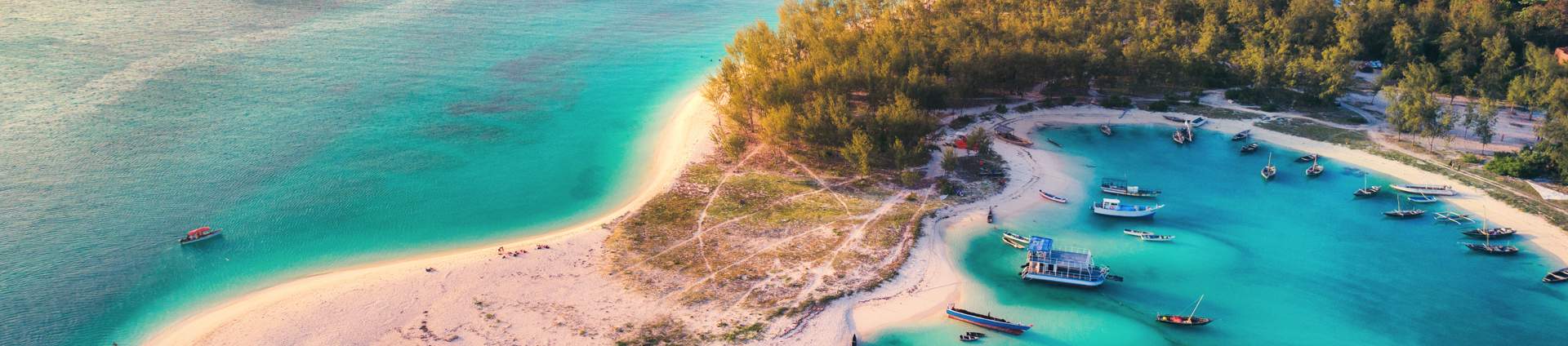 Zanzibar Aerial Beach