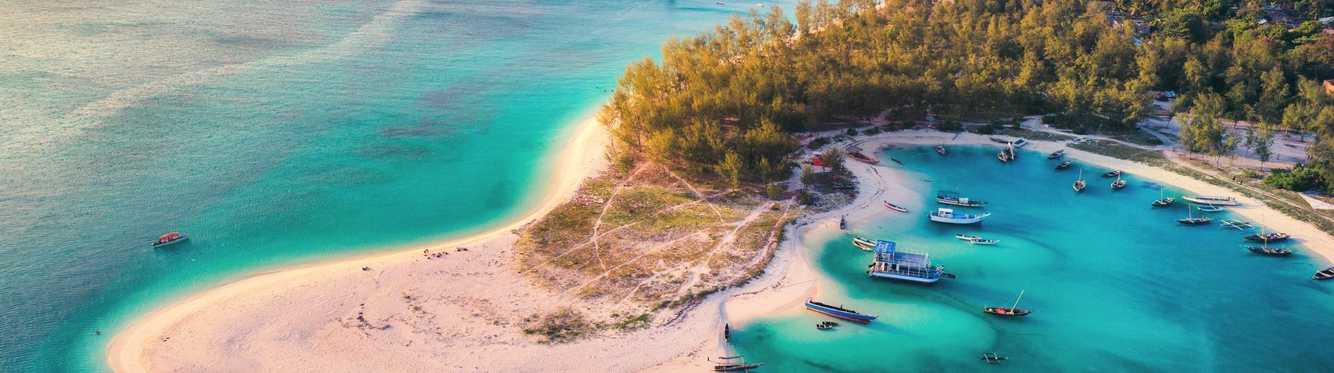 Zanzibar Aerial Beach