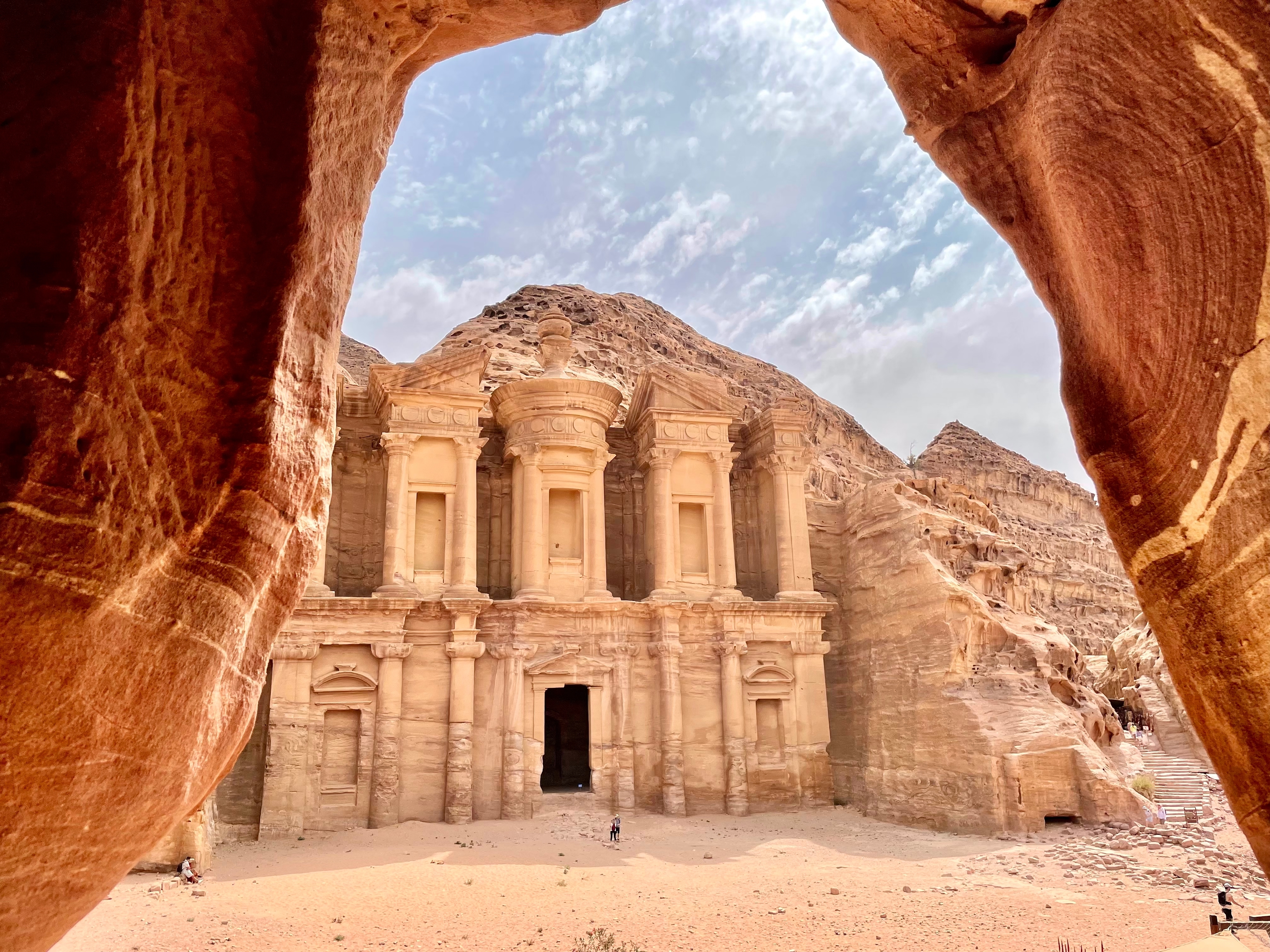 Beautiful Ancient Monastery (Ad Deir) In Petra