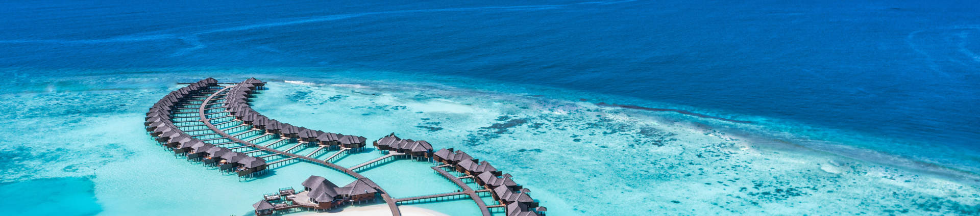 Tropical Aerial Landscape Of Island In The Maldives