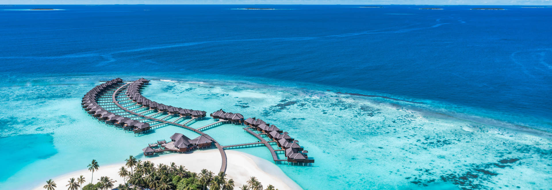 Tropical Aerial Landscape Of Island In The Maldives