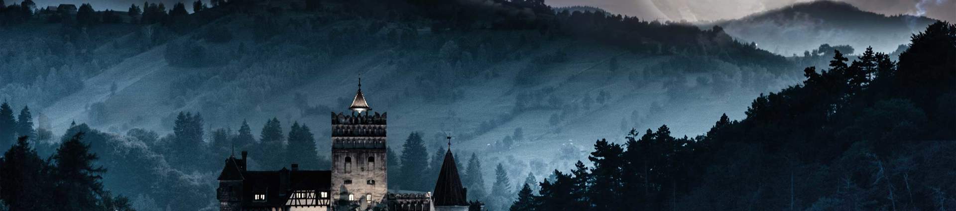 Transylvania Halloween Tour Landing Page Hero Banner