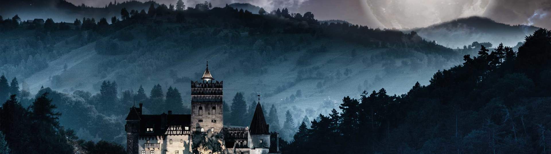 Transylvania Halloween Tour Landing Page Hero Banner