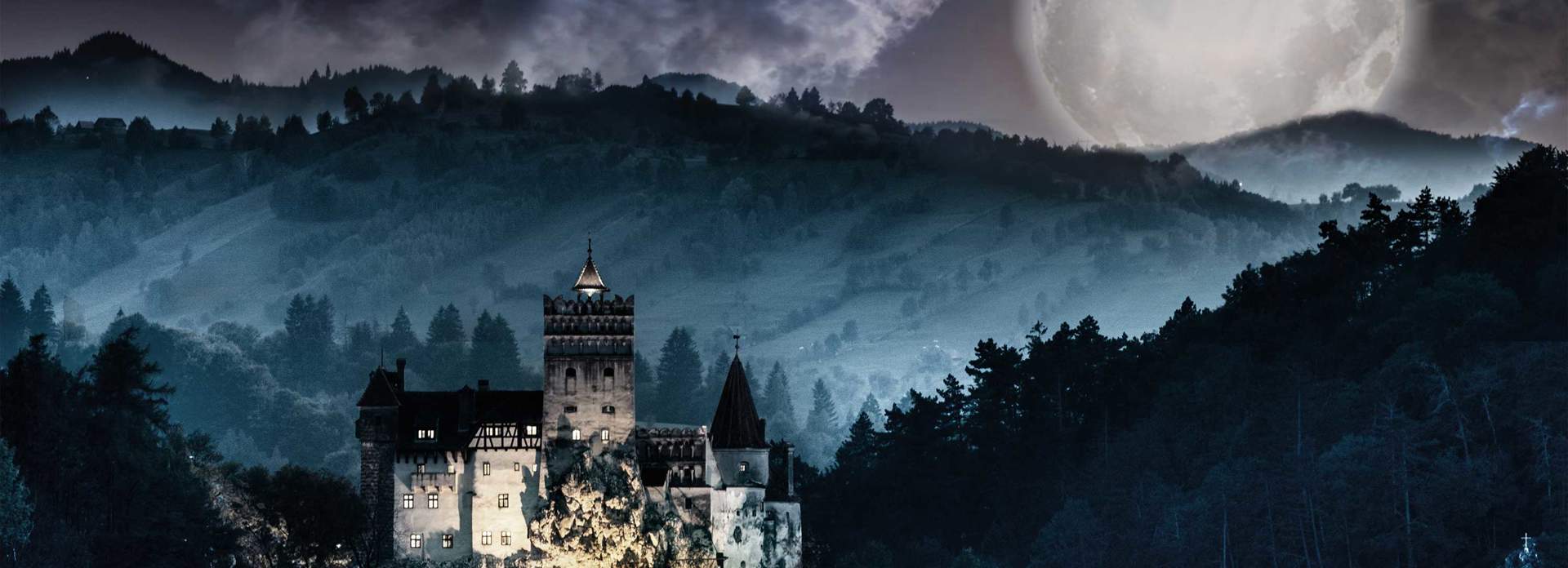 Transylvania Halloween Tour Landing Page Hero Banner