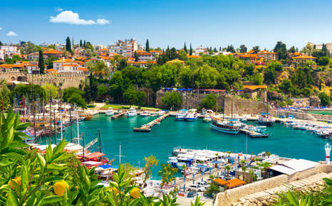 Harbour In Kaleici Antalya Turkey