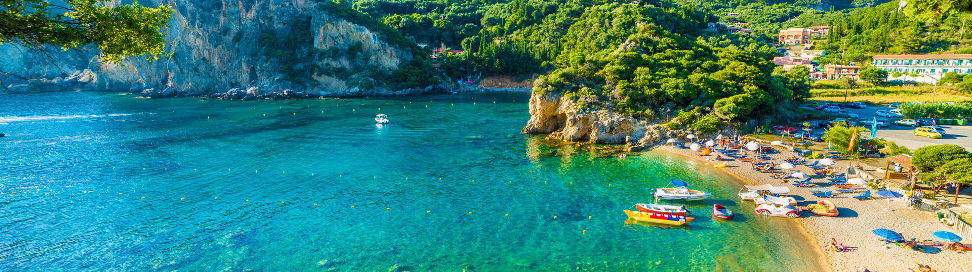 Beach In Paleokastritsa Corfu Greece