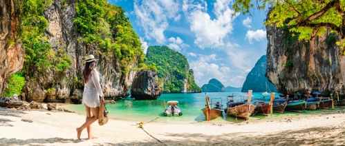 Traveller Woman Phuket Thailand