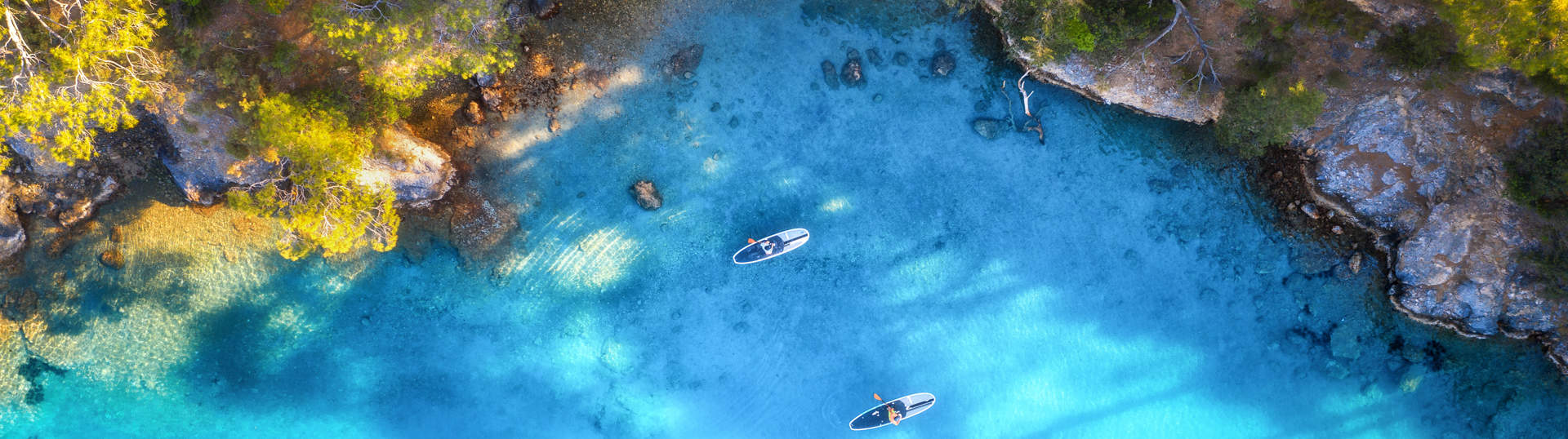 Couple Kayaking Blue Lagoon Turkey 1