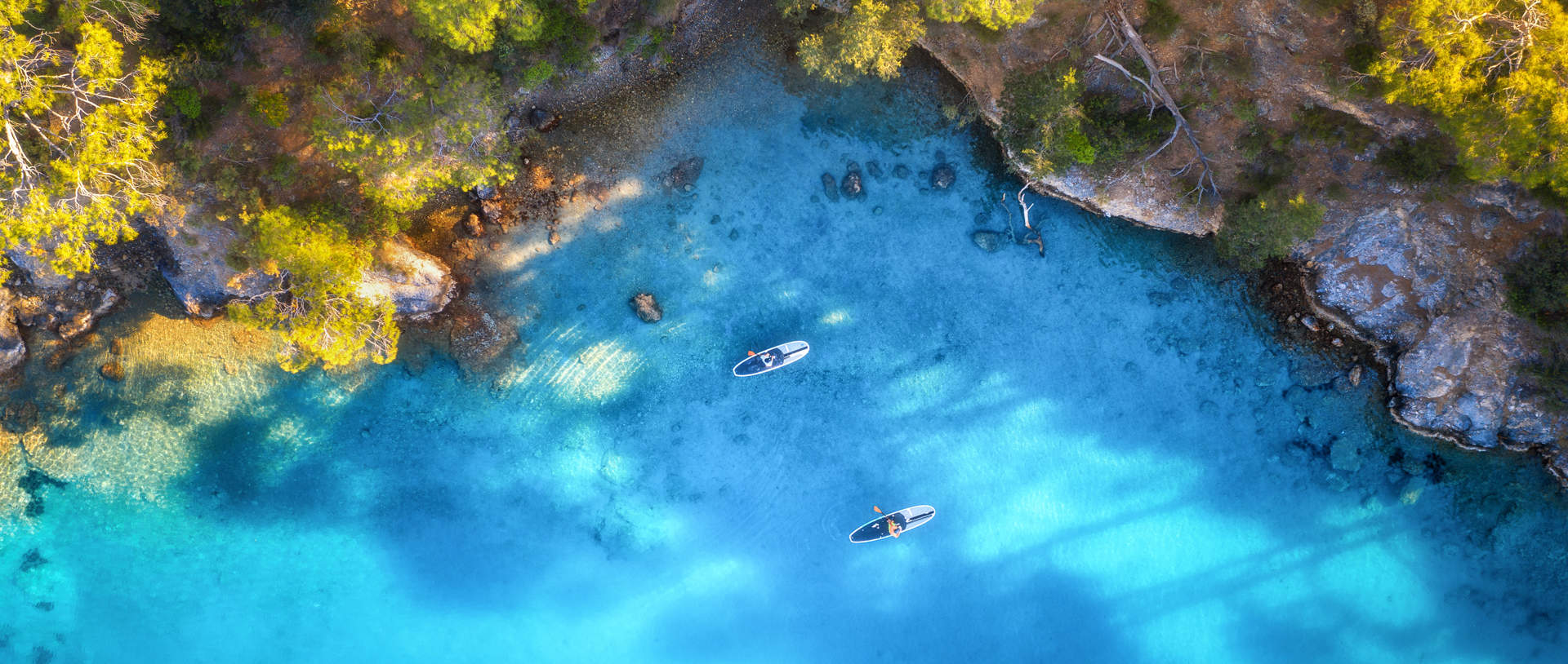 Couple Kayaking Blue Lagoon Turkey 1