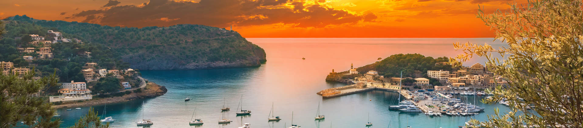 View Of Soller Port Marina And Dockland Majorca
