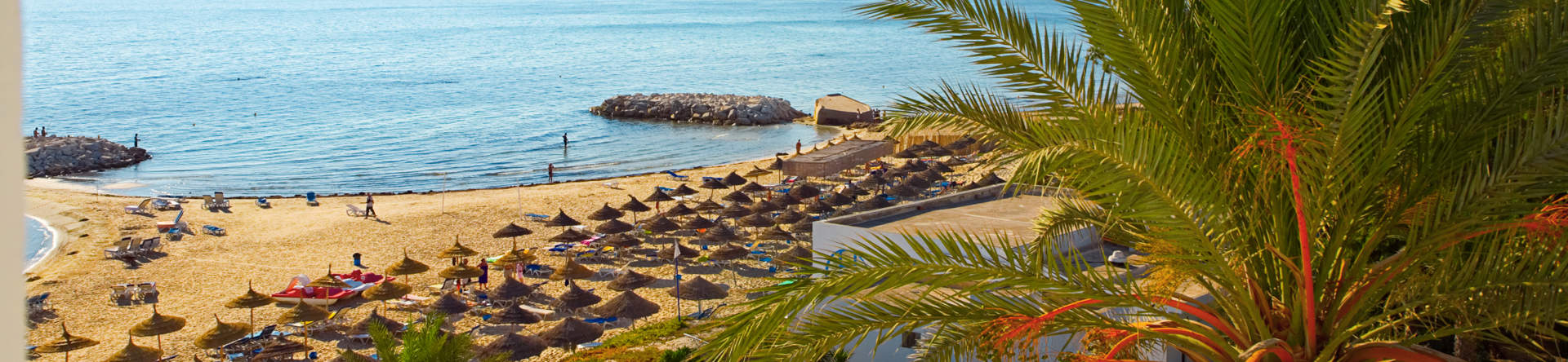 Early Morning On The Beach In Tunisia