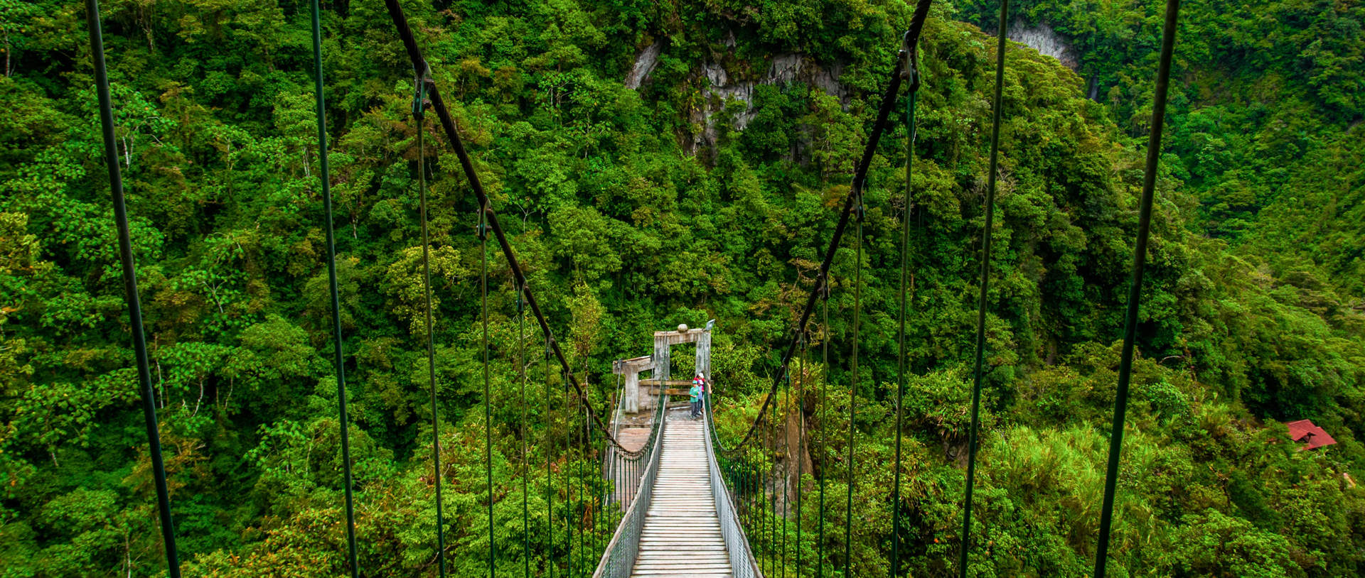 A Bridge In Baños Banos Ecuador