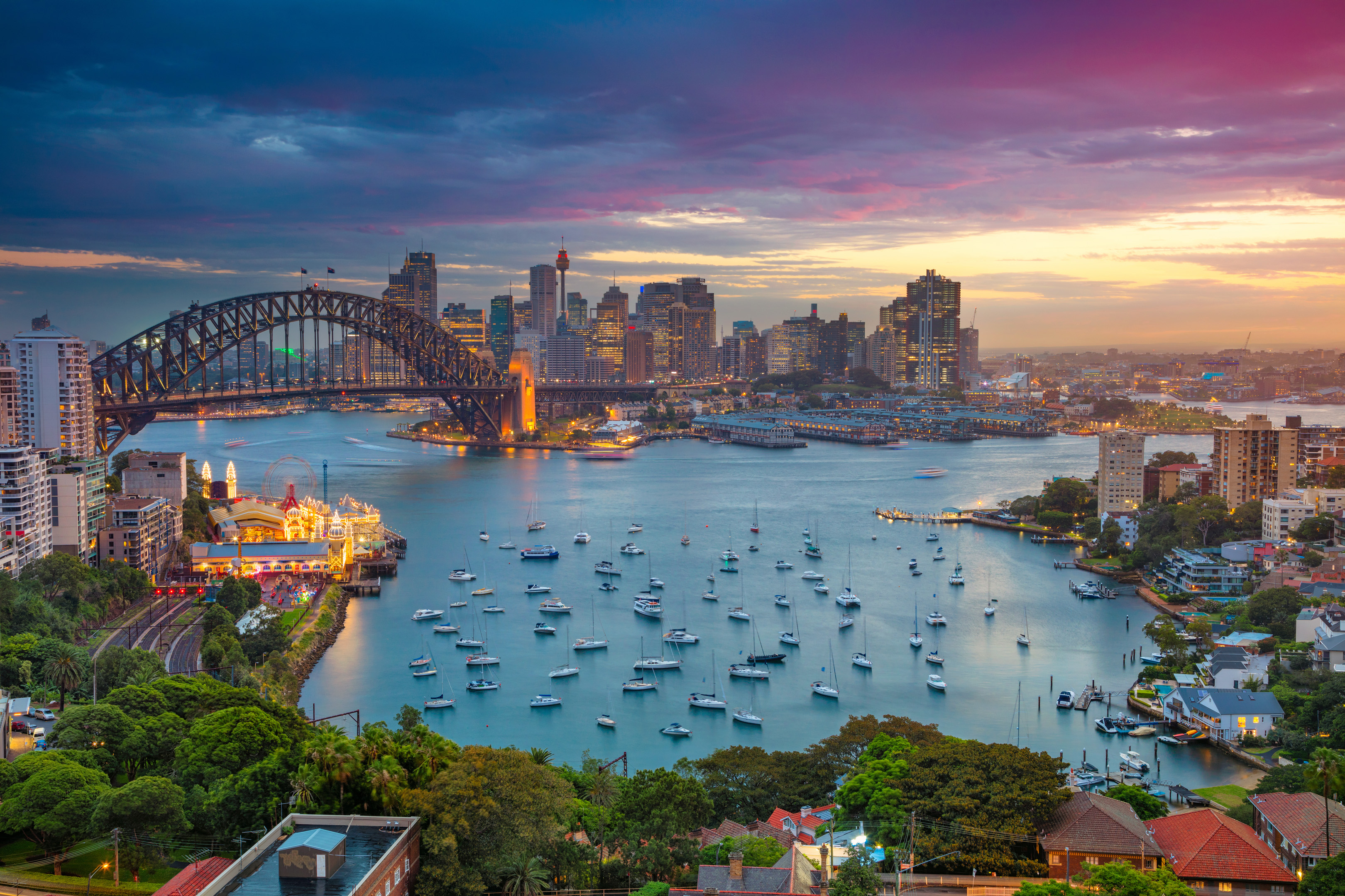Cityscape Of Sydney Australia