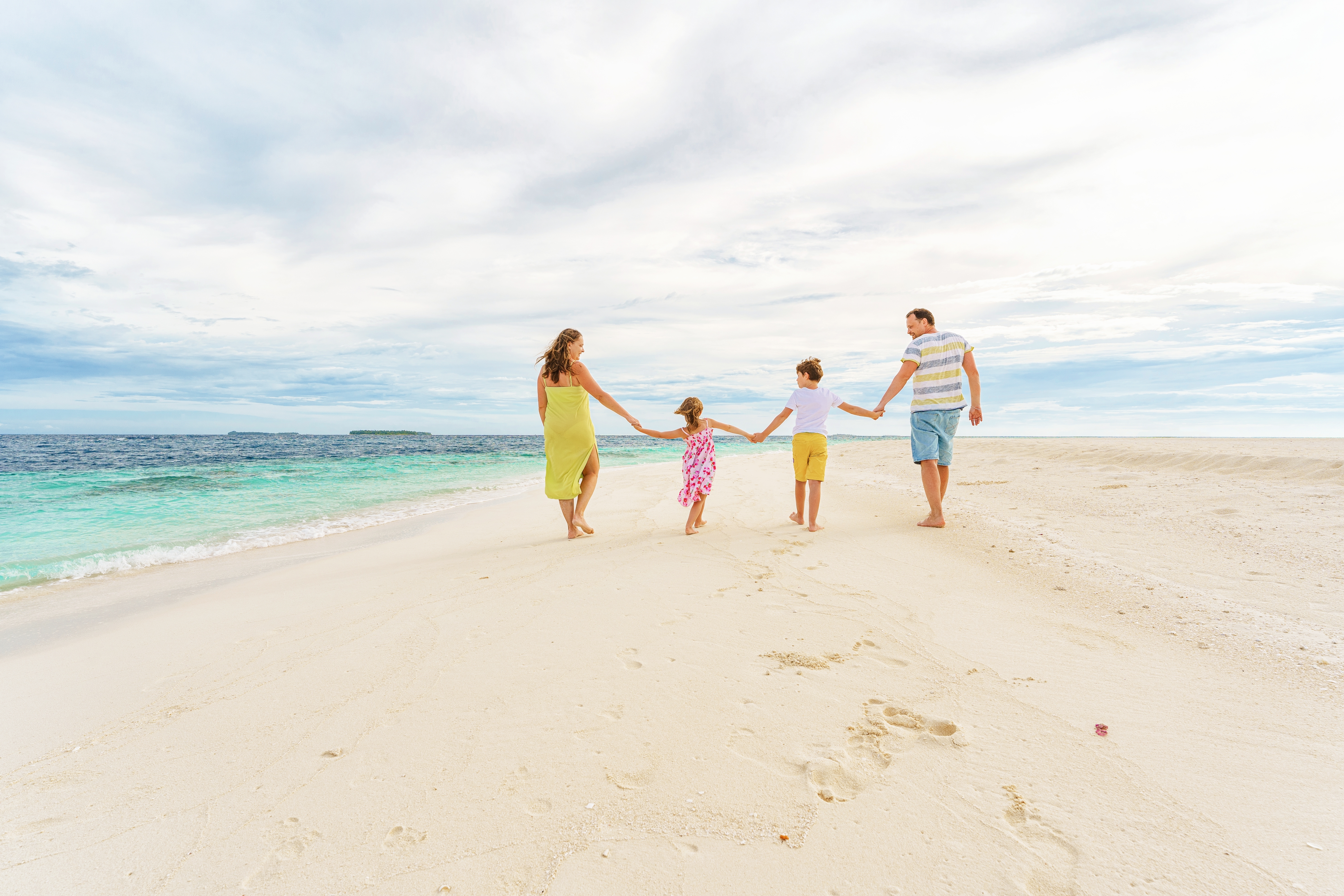 Family Beach Hapy