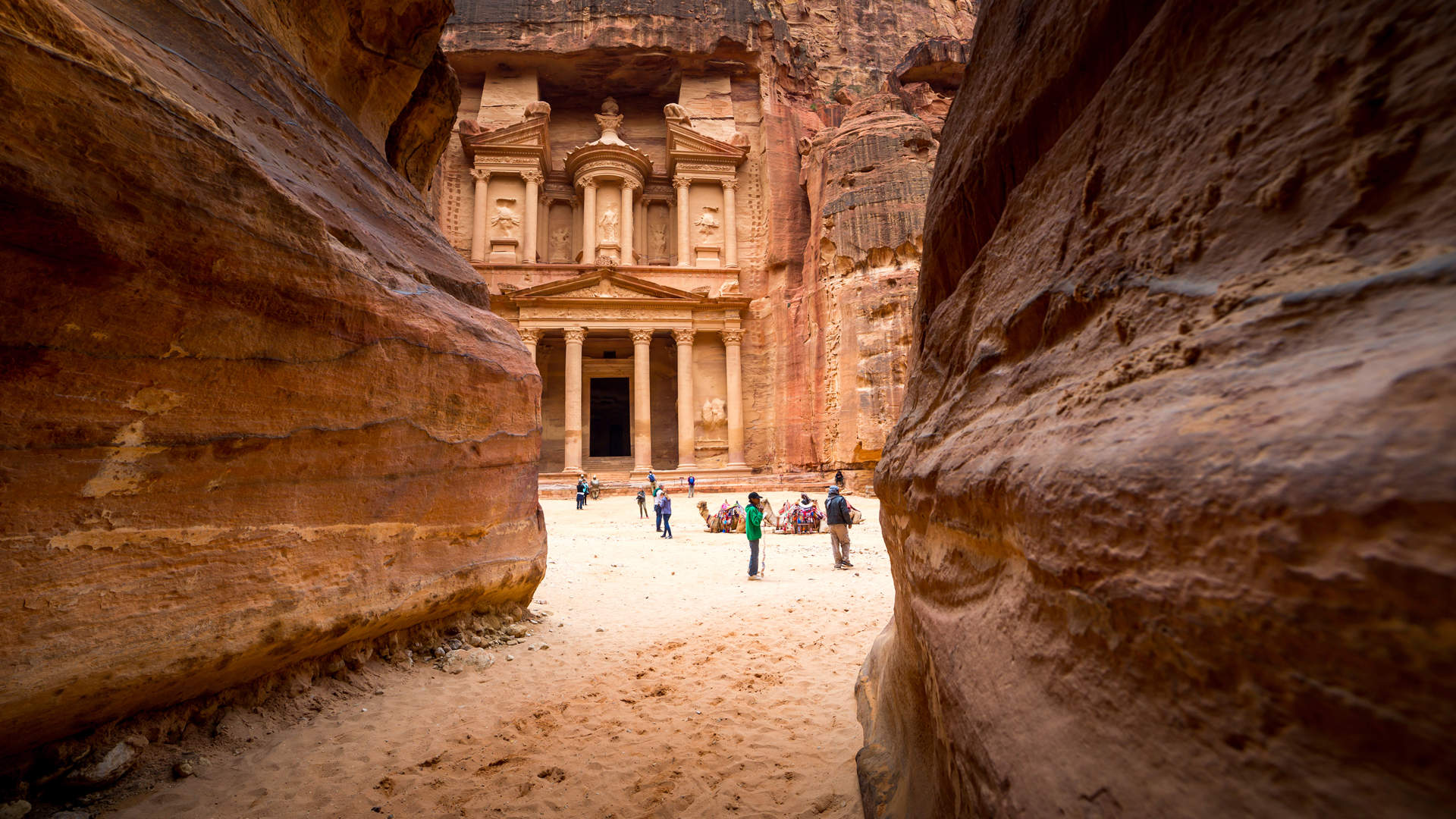 View Of Petra Jordan