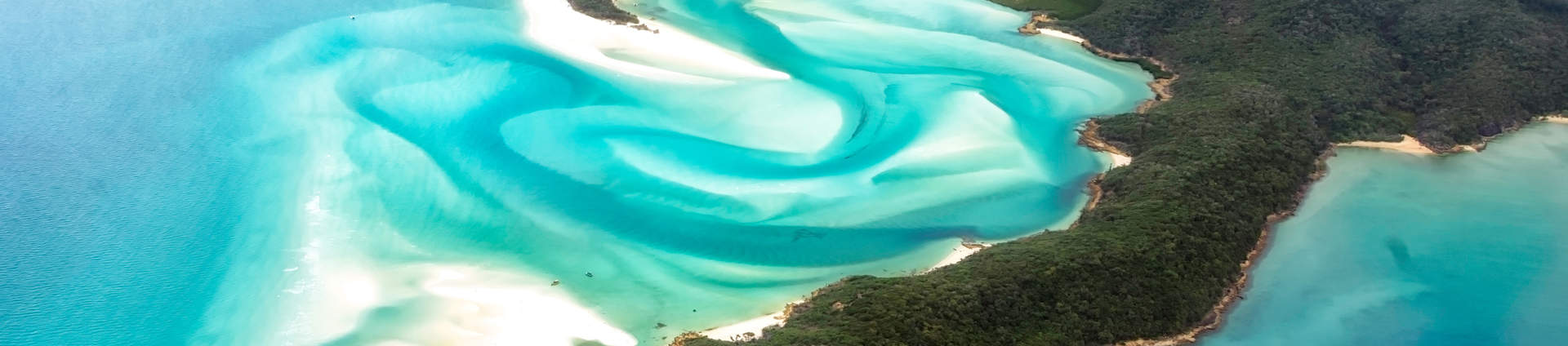 Aerial View Of Whitsunday Islands Australia