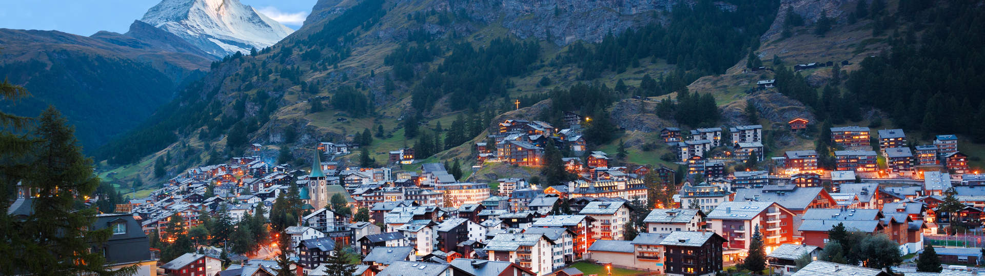 Thinkstockphotos 486575770 Zermatt Village With View Of Matterhorn