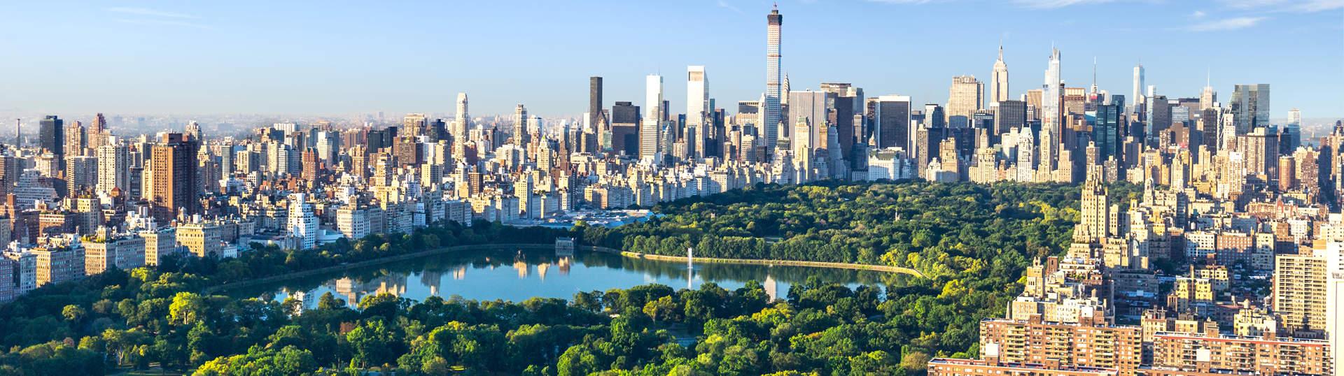 Central Park Aerial View, Manhattan, New York