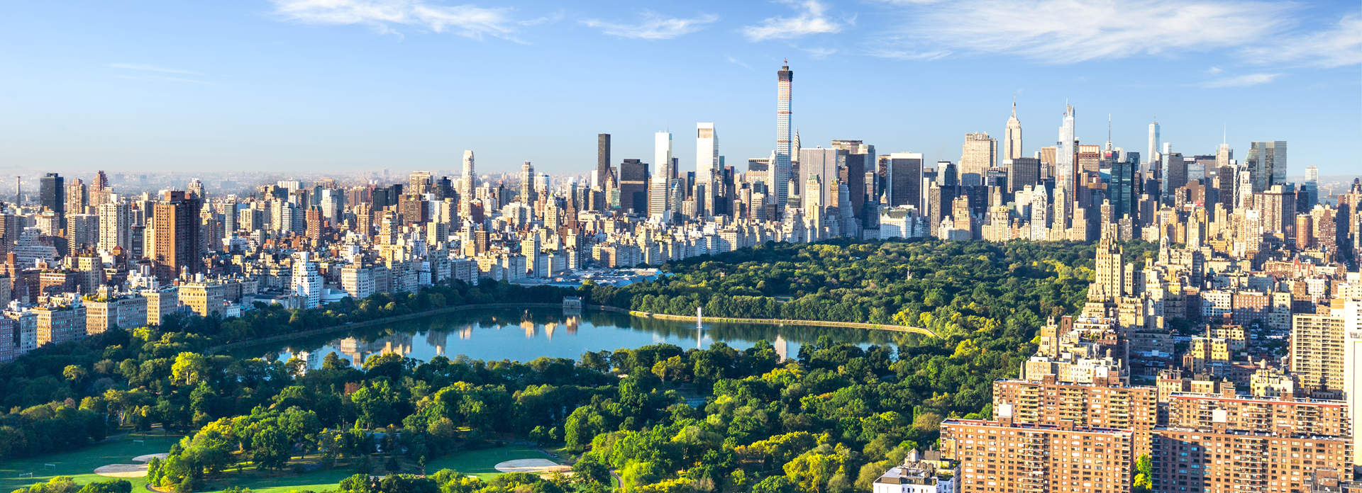 Central Park Aerial View, Manhattan, New York