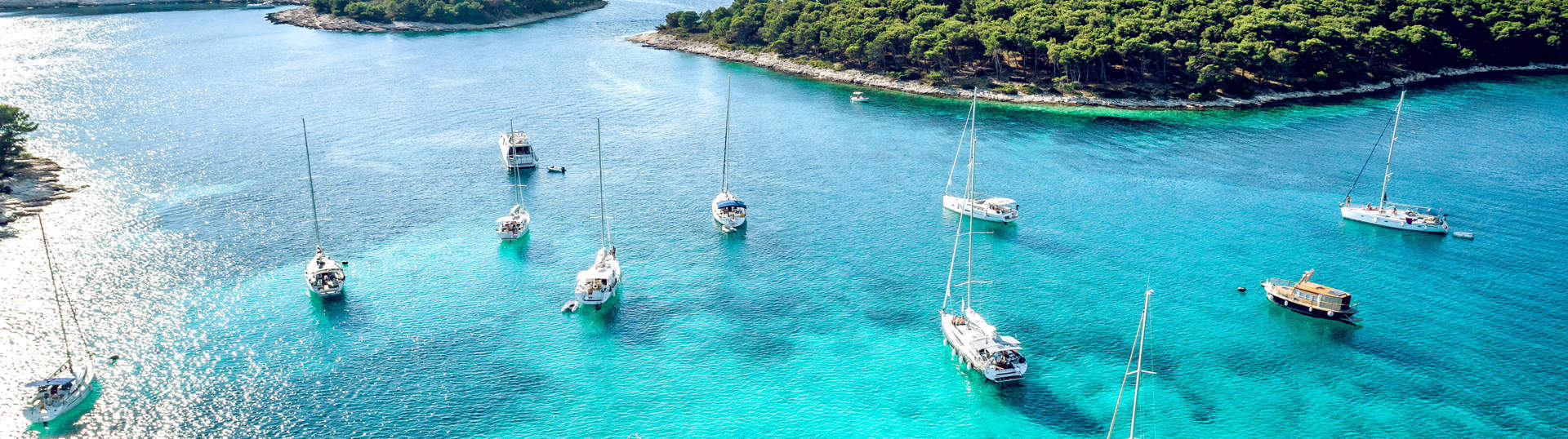 Yachts And Sailing Boats In Hvar Croatia